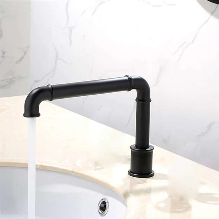 Fontana Couron touchless faucet oil-rubbed bronze deck mount
